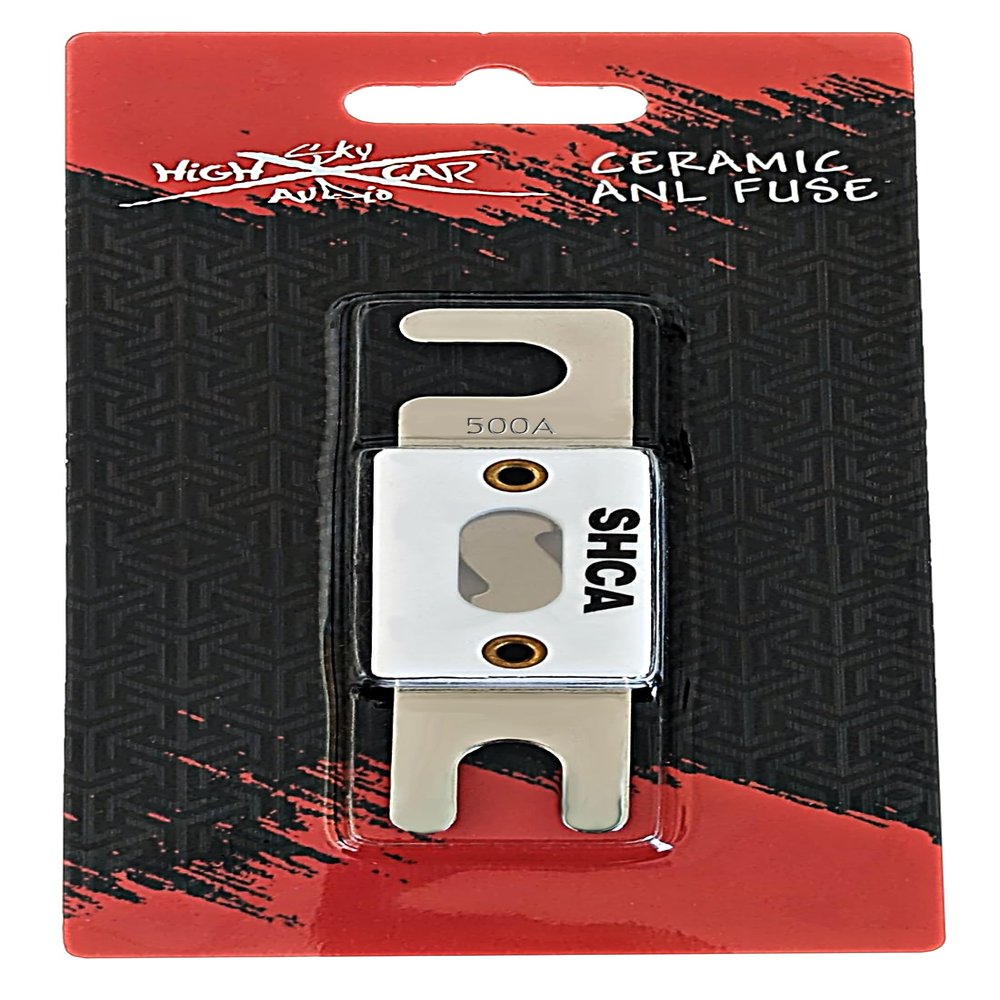 Sky High Car Audio Ceramic 500A ANL Fuse for Car Audio Marine Audio Video System 500 Amp
