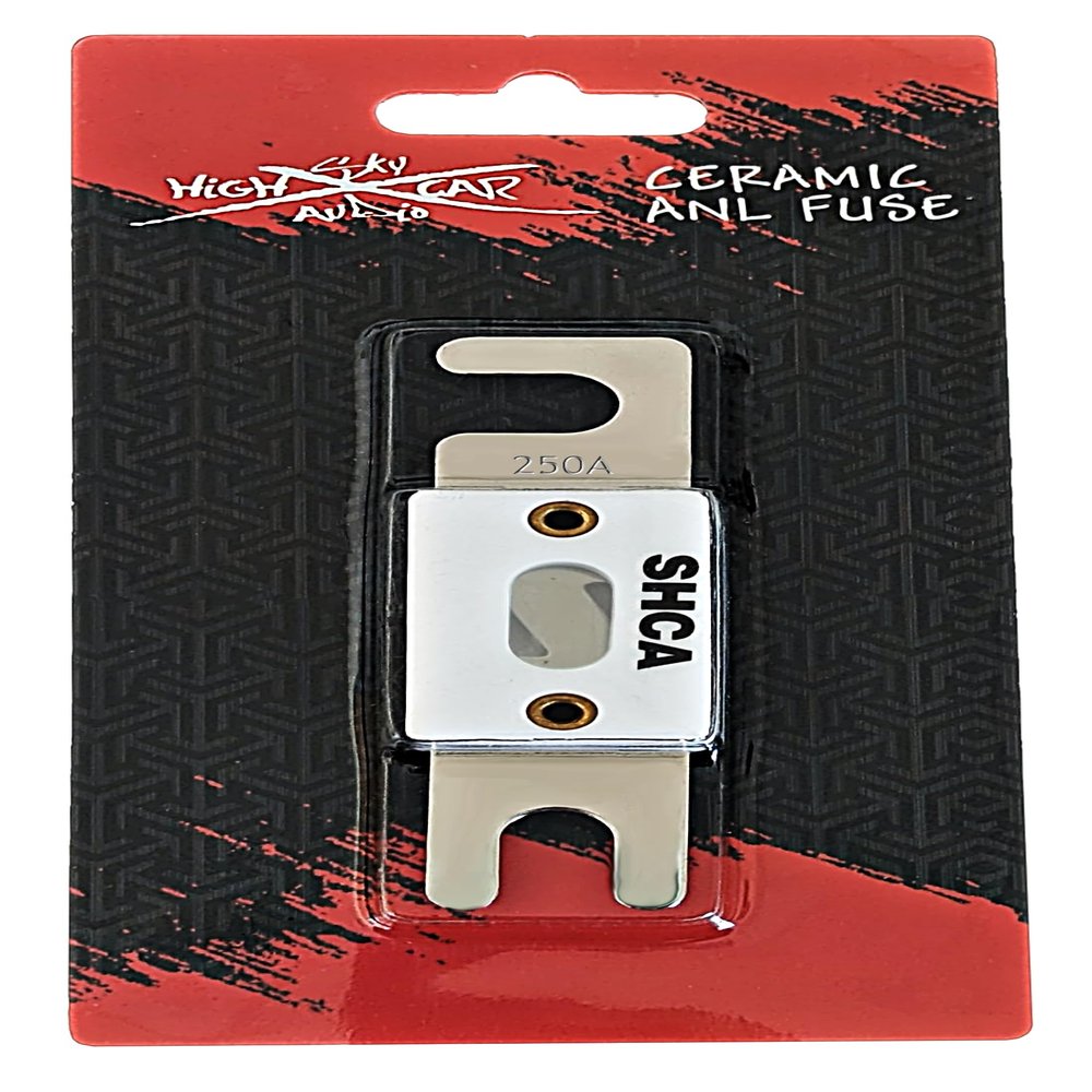 Sky High Car Audio Ceramic 250A ANL Fuse for Car Audio Marine Audio Video System 250 Amp