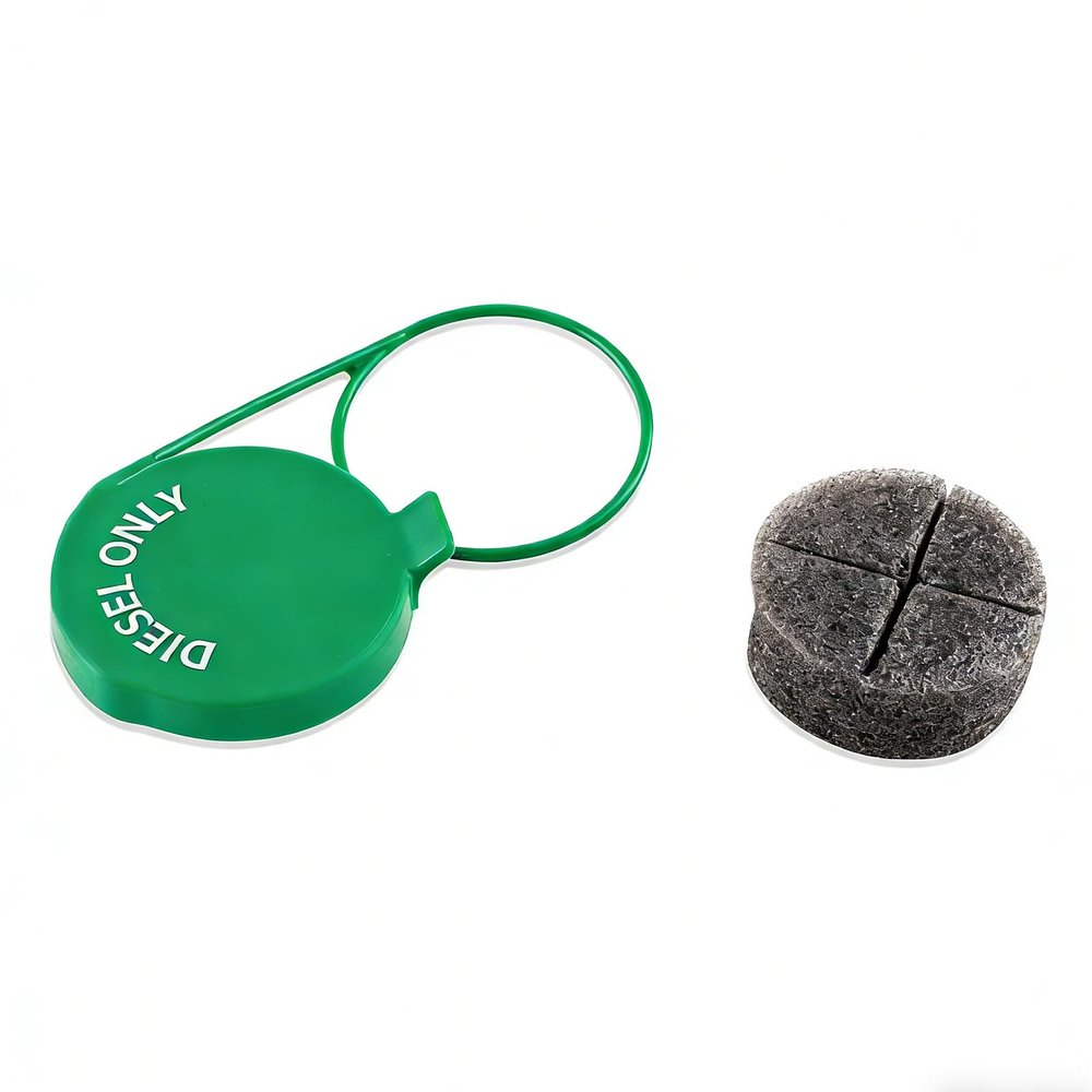 XTPTFABS Fuel Cap/Fuel Tank Cap Truck Tank Cap Cover Compatible With 2019 2020 2021 2022 Ram 1500-2500-3500 (Replace # 82215782 Green)