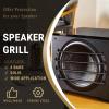 AICARS Speaker Grill Cover Metal Bar Grille Audio 10 Inches Speaker Subwoofer Grill Grille Cover 4 Bars- Pack of 2 view 2