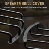 AICARS Speaker Grill Cover Metal Bar Grille Audio 10 Inches Speaker Subwoofer Grill Grille Cover 4 Bars- Pack of 2 view 3