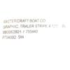 MasterCraft Boat Trailer Stripe Decal Sticker view 3