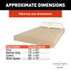 Easy Zzzs RV Bedding Set - Queen, Tan view 2