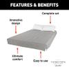 Easy Zzzs RV Bedding Set - Narrow King, Grey view 3