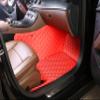 Fit for Jeep Compass 2007-2023 Custom Car Floor Mats Luxury Leather Waterproof Anti-Slip Full Coverage Front Rear Floor Liners (Choose: for Compass 2017-2018 / Red) view 3