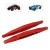 1/10 RC Trailing Arm, Lightweight Rear Lower Trailing Arms Set Sturdy Construction High Strength Aluminum Alloy Heat for Rey Hammer Rey (Red) view 3
