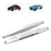 1/10 RC Trailing Arm, Lightweight Rear Lower Trailing Arms Set Sturdy Construction High Strength Aluminum Alloy Heat for Losi Hammer Rey (Silver) view 2