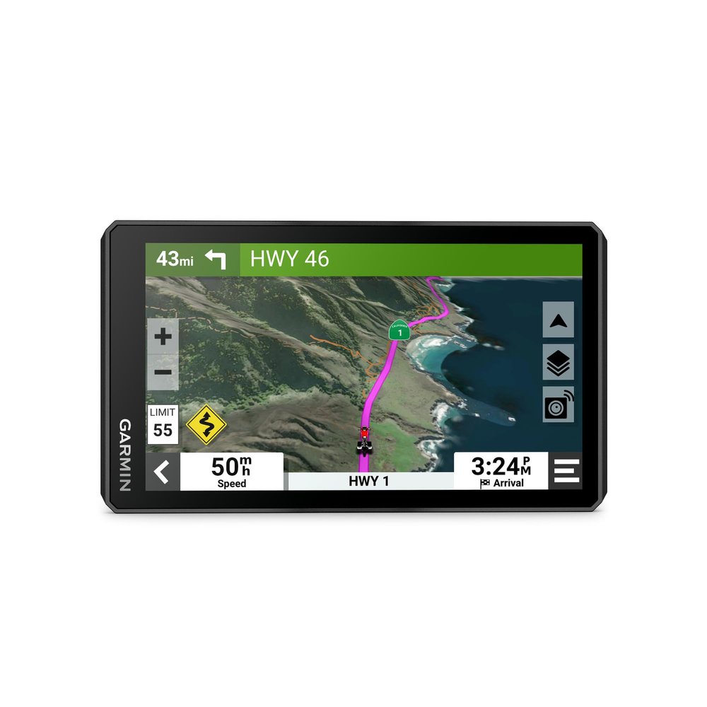 Garmin zmo XT2 All-Terrain Motorcycle Navigator, Ultrabright 6" Sunlight Readable Display, Visual Route Planner, and Ride Summaries