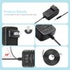 SLLEA 18V AC Power Adapter Charger Compatible with Schumacher XP2260 XP2260W 1200 Peak Amp Instant Power Electric 6-in-1 Car Starter Jumper (Old Version) Power Supply Cord view 3