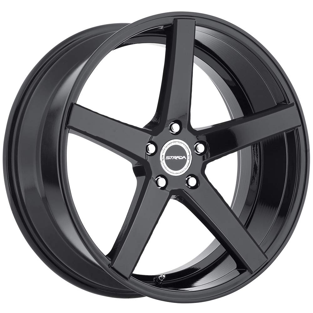 Strada S35 Perfetto 18x8 5x108 +40mm Gloss Black Wheel Rim 18" Inch S35850840GB