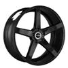 Strada S35 Perfetto 18x8 5x108 +40mm Gloss Black Wheel Rim 18" Inch S35850840GB view 3