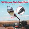 Motorcycle Mirrors, OFIG ATV Mirrors with 7/8" Handlebar Mount Compatible with Motorcycle Scooter Moped ATV Snowmobile Polaris Sportsman Dirt Bike Cruiser Chopper view 4