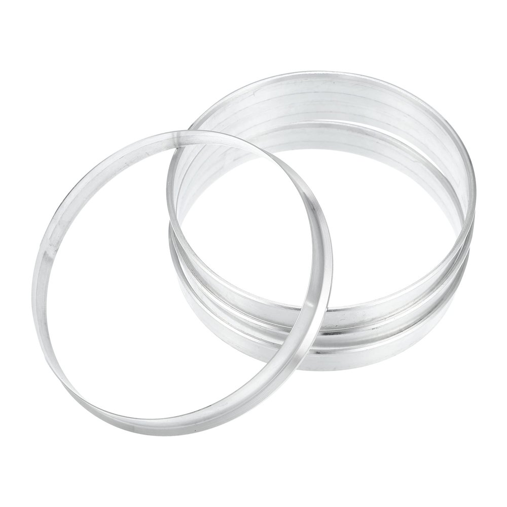 X AUTOHAUX 4pcs OD 71.6mm to ID 71.1mm Aluminum Alloy Car Auto Hub Centric Rings Wheel Bore Center Spacer Replacement