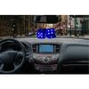 ZONETECH Blue 3" Square Hanging Dice-Soft Fuzzy Decorative Vehicle Hanging Mirror Dice with White Dots - 2 Pack view 4