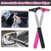 Side Mirror Squeegee, 2 PCS Car Mirror Squeegee, Retractable Car Rearview Mirror Wiper for All Vehicles, Universal Automotive Accessories(Black/Pink) view 4