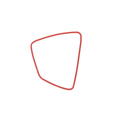 Qiosreui Soft Carbon Fiber Dashboard Speaker Trim Frame, Car Horn Decorative Sticker for C7 Corvette 2014-2019 (Red)