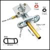 Riyitauto Fuel Valve Petcock Shut Off Tank Switch Fits for Yamaha TTR90/TTR125/TTR225/TTR230/TTR250 PW80 Timberwolf Bear Tracker 250 Big Bear 250 350 400 Warrior 350 Kawasaki Suzuki Quadsport 400 view 4