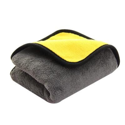 5 Pieces of Car Cleaning Cloth, Made of Multi-Color Thickened Coral Velvet, Thickened Two-Sided Two-Color, with Strong Water Absorption,