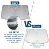 LHCDQSKCW Windshield Sun Shade Compatible with Hyundai Palisade 2020 2021 2022 2023 2024 2025, 6-Layer Foldable Front Window Sunshade Reflector Cover, Sun Visor Protector Blocks UV Rays view 3