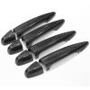 MOCCAN Compatible with BMW new 1 2 Series X1/2/3/4/5/6 Dry Carbon Fiber Door Handle Pull Door Handle Door Handle Scratch Protector Cover (Size : Four Doors Induction Hole) view 2