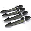 MOCCAN Compatible with BMW new 1 2 Series X1/2/3/4/5/6 Dry Carbon Fiber Door Handle Pull Door Handle Door Handle Scratch Protector Cover (Size : Four Doors Induction Hole) view 4