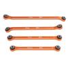 DJX 10PCS CNC Aluminum Steering Rod Tie Links Set &8 Chassis Links Set for 1/18 Capra UTB18 4WD Unlimited Trall Buggy Upgrades Part view 4
