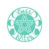 Dark Spark Decals Boss Witch Pentagram with Moon Phases 11 inch Mint Indoor Outdoor Vinyl Decal view 1