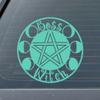 Dark Spark Decals Boss Witch Pentagram with Moon Phases 11 inch Mint Indoor Outdoor Vinyl Decal view 2