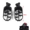 FSFY 2 Pcs CNC Universal Motorcycle Bike Wide Foot Pegs Footpegs Rear Set Pedals Racing for Yamaha TW200 PW50 PW80 Pit Dirt Bikes for HONDA CRF 50/70/ 80/100 Pit Dirt Bikes, Black view 3