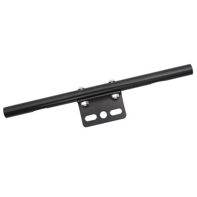 FSFY Metal Steel Front Rear Short Mount Turn Signal Light Tube Bar Bracket for HONDA for Kawasaki for Yamaha for Suzuki for Harley bikes for Touring Chopper Custom Applications, Black