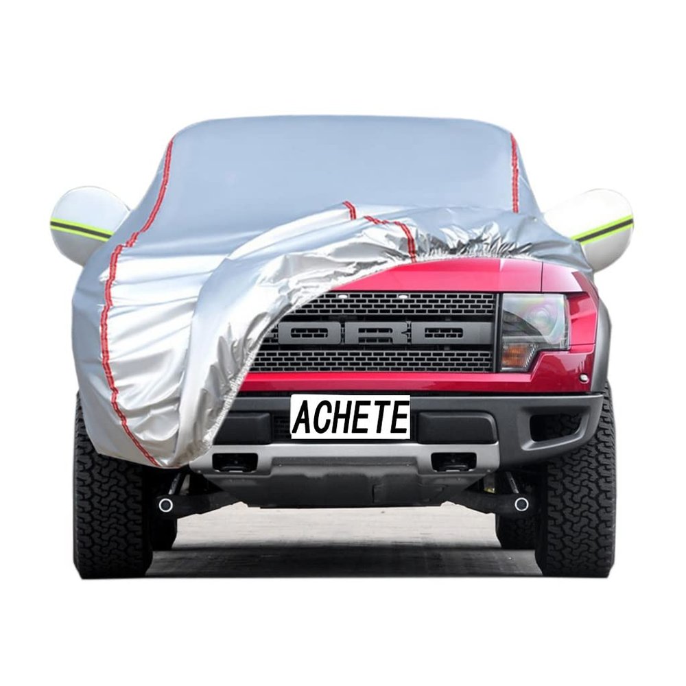 ACHETE Car Covers are Suitable for Ford F-150 King Ranch/Lariat/Limited/Platinum/Raptor/Tremor/XL/XLT,Water, Rain, Sun and Snow Resistant Oxford Fabric Car Cover,with Side Door Zip (Size : F-1