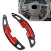 FSFY Carbon Fiber Black Left + Right Car Steering Wheel Shift Paddle Shifter Extension Trim Cover for Lexus ES200 ES260 ES300h 2018 2019 2020 2021 view 2