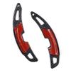 FSFY Carbon Fiber Black Left + Right Car Steering Wheel Shift Paddle Shifter Extension Trim Cover for Lexus ES200 ES260 ES300h 2018 2019 2020 2021 view 3