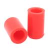 12mm Blanking Cap, 10 Replacement Parts, Good Sealing Silicone Intake Vacuum Hose Cover for Ventilation Pipe (Red) view 4