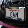 UC San Diego Tritons Design Full Size Standard License Plate Metal Frame view 3