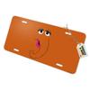 GRAPHICS & MORE Sesame Street Snuffleupagus Face Novelty Metal Vanity Tag License Plate view 1