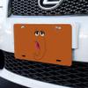 GRAPHICS & MORE Sesame Street Snuffleupagus Face Novelty Metal Vanity Tag License Plate view 2