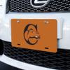 Campbell University Secondary Logo Novelty Metal Vanity Tag License Plate view 2