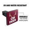 GRAPHICS & MORE Oh Deer Tow Trailer Hitch Cover Plug Insert view 2