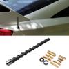 Middrivr Black Carbon Fiber Spiral Bending Antenna, 7.7 Inch Universal Car Spiral Antenna for F150 Wrangler GMC Chevy Jeep view 1