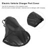 Septpenta EV Plug Cover, Weatherproof Prevent Sun, All Weather Protection, Tightening Port Design, Magnetic Strip Fully Adsorbed Body, Outdoor Electric Car Charging Port Cover view 3