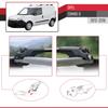 apline Compatible with Opel Combo D 2012-2018 ACE-1 Car Roof Rack Cross Bar Black Aluminium 2 Bars view 4