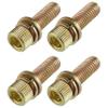 Caltric 4 Exhaust Manifold Bolts Studs Screw compatible with Polaris Ranger 800 EFI 4x4 6x6 2011 2012 2013 2014 2015 2016 2017/7517322 7518984 view 1
