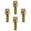 Caltric 4 Exhaust Manifold Bolts Studs Screw compatible with Polaris Ranger 800 EFI 4x4 6x6 2011 2012 2013 2014 2015 2016 2017/7517322 7518984 view 4