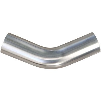 KOTVTM 2" (51mm) OD 45 Degree Aluminum Elbow Pipe Intercooler Pipe Air Intake Tube, 1.5D Radius, Aluminum Alloy Tube High polished