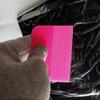 4 Inch Pink Anti-Scratch TPU Rubber Squeegee PPF Vinyl Scraper for Paint Protection Film, Car Tinting, Window Cleaning (Pink Square) view 4