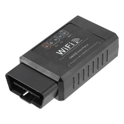 X AUTOHAUX OBD2 Scanner Engine Code Reader V1.5 Universal for Car WiFi Code Reader for Automotive Diagnostic Tool Erase Check Engine Light Black
