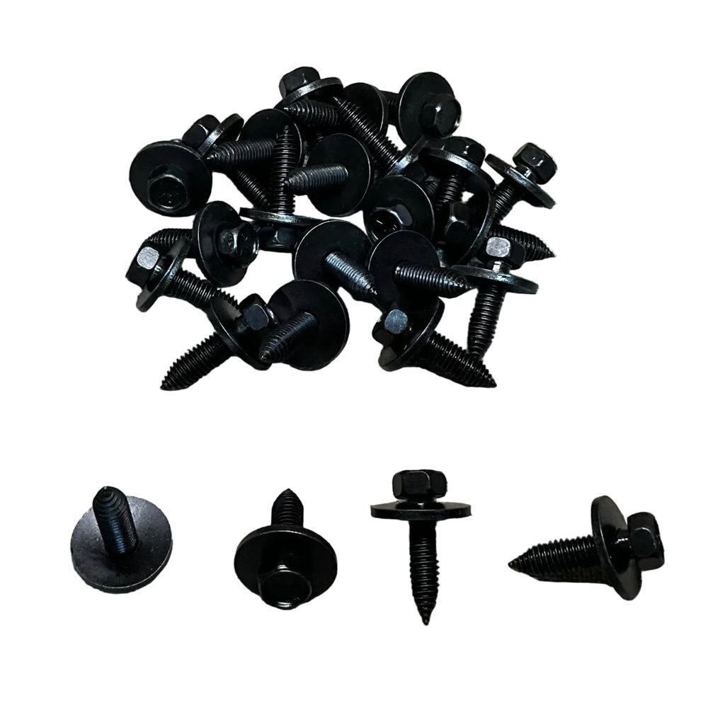 25 Hood Hinge to Sheet Metal Bolts Compatible with Auveco 11110 GM: 407217 ; 1564180
