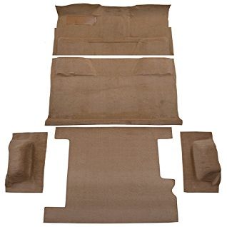 Replacement Auto Carpet Floor Liner - Molded Cutpile - fits 1974-1974 Chevrolet C20 Suburban 2WD Automatic Complete (Dove Gray)