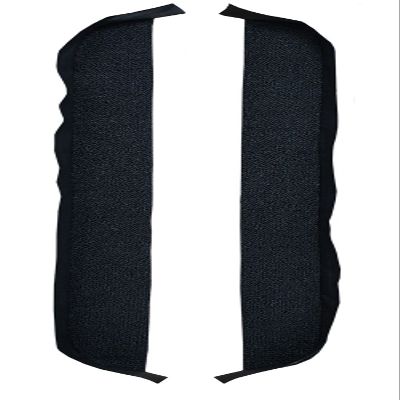 Door Panel Carpet Flooring Die Cut Loop - fits 1968-1972 Pontiac GTO 3 Inch Inserts (Dark Green)